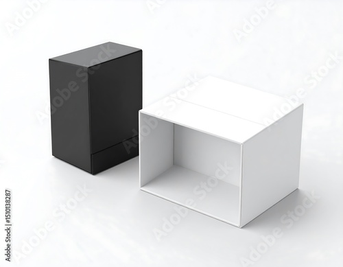 Two contrasting boxes