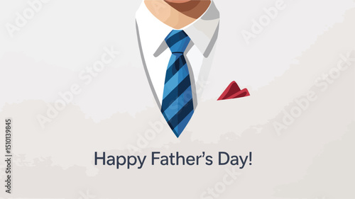 Father's day greeting card for wishing