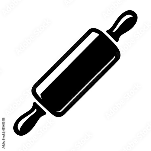 Simple Rolling Pin - Baking & Kitchen Utensil Icon