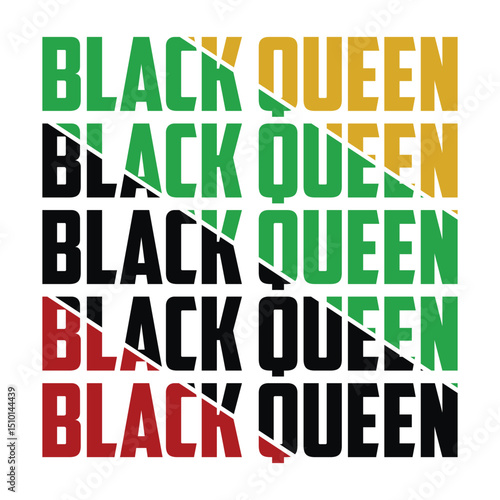 Black Queen, black lives matter typography t-shirt design