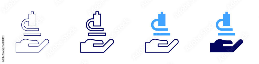 Sciences icon in 4 different styles. Thin Line, Line, Bold Line, Duotone. Duotone style. Editable stroke Sciences icon in 4 different styles. Thin Line, Line, Bold Line, Duotone. Duotone style. Editable stroke