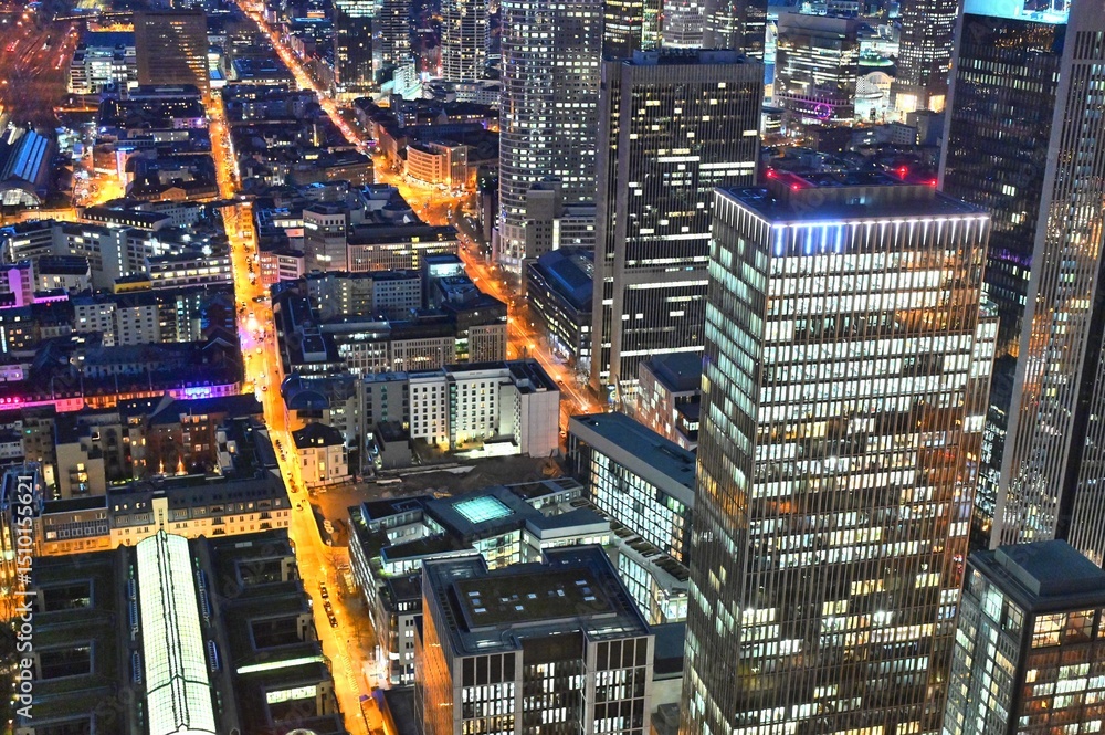 Fototapeta premium Frankfurt, abends