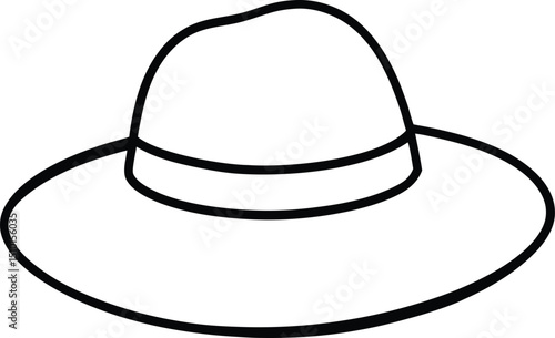 hat line art
