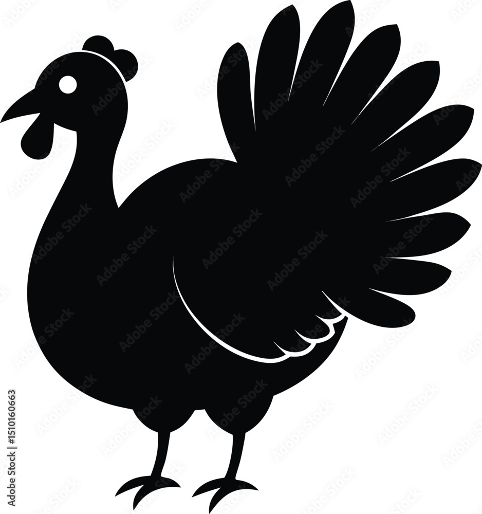 Obraz premium vector illustration of turkey