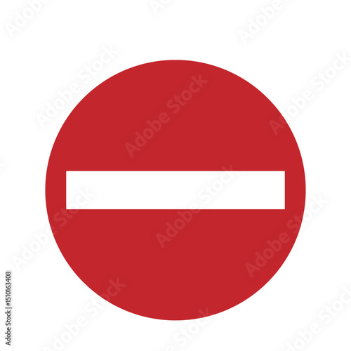 Free Download No entry sign: A striking visual of a 
