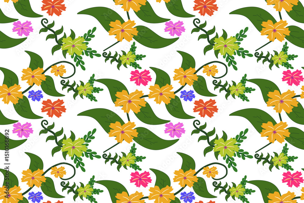 Obraz premium Vibrant Floral Arrangement for Cards and Stationery