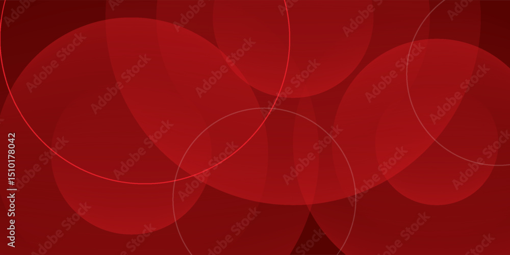 Obraz premium Red abstract background. Dynamic shapes composition. Eps10 vector