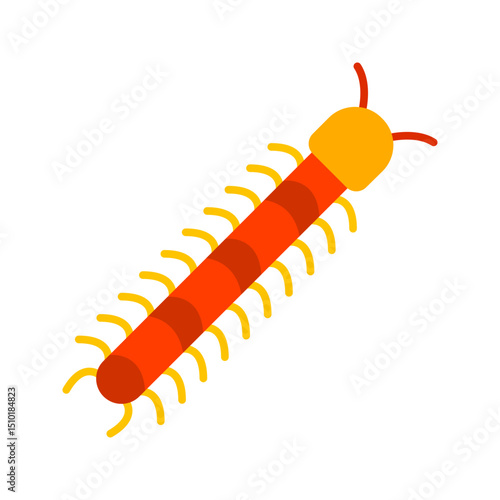 Centipede Vector Icon