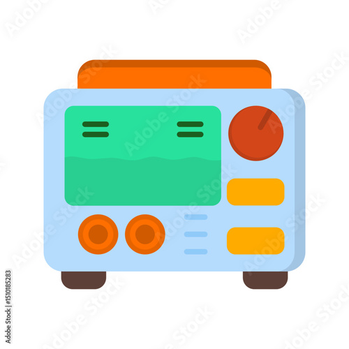 Oscilloscope Vector Icon