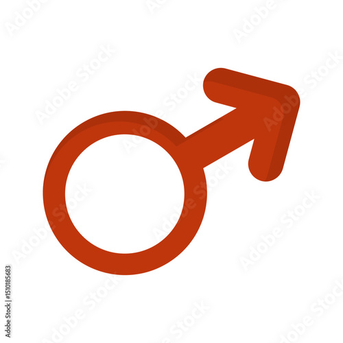 Male Sign Vector Icon