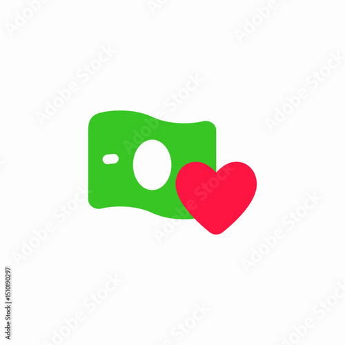 money love icon sign vector