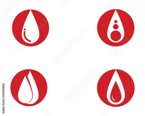Blood vector icons