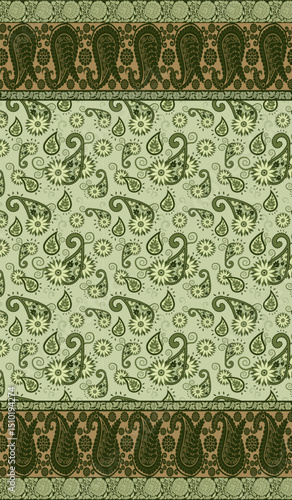 elegant paisley pattern for wallpaper background and textile beautiful paisley originated in persia and paisley is popular in Iran india scotland this paisley design is good for dress shawl scarf rida