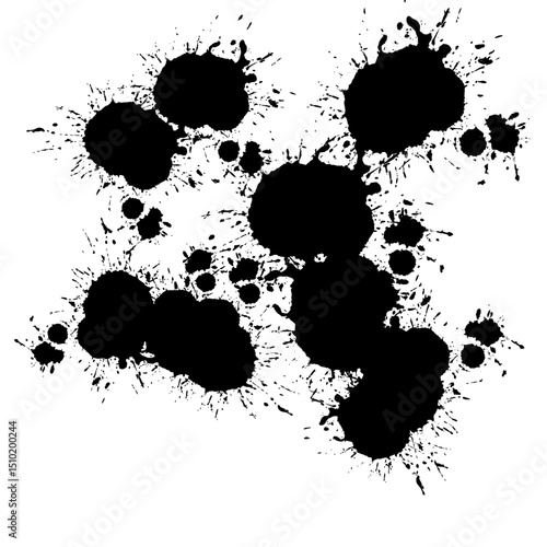 grunge ink splat