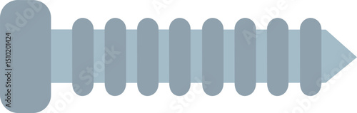 manually hand traced vector of a minimalist bolt