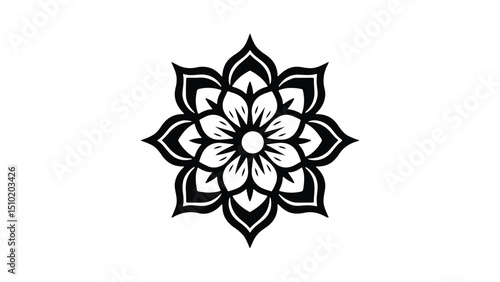 abstract floral vector design