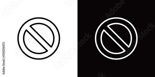 禁止のラインアイコン