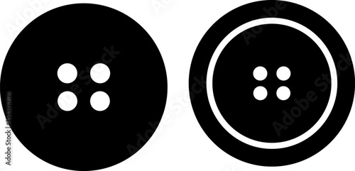 cloth button.  Sewing buttons. sewing tool for atelier. each on is shot separately
