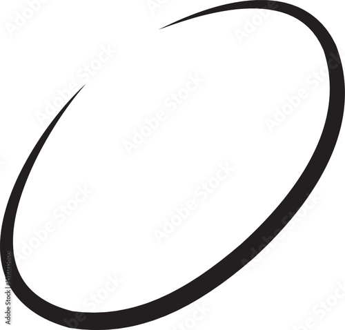 Grunge circle made of black ink.Grunge black frame.Marking element made for your design.