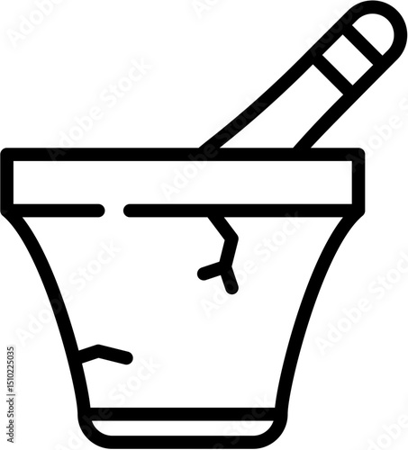 Animal, Dinosaur, Stone, Prehistoric, Skull, Needle, hunt, Cave, weapon and Fire line icon. Vector illustration. Editable stroke. stock illustration