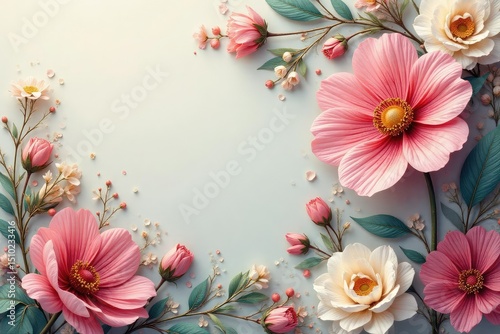 Delicate paisley floral, muted tones, soft focus, paisley, wallpaper