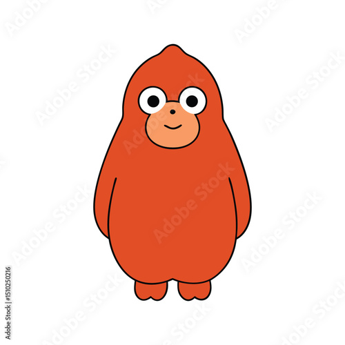 Koko character in playful kawaii style for charming designs vector illustration.
