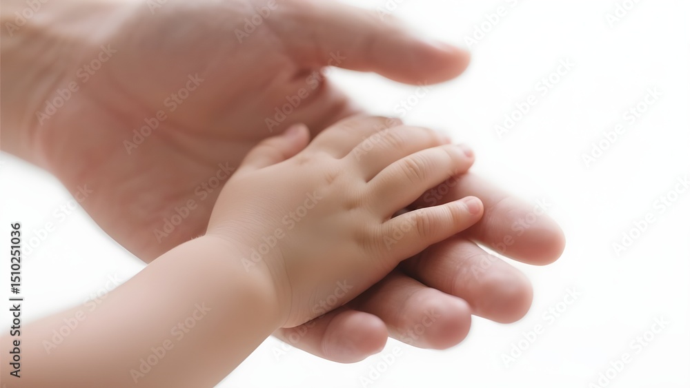 Tender Moments A Baby's Hand in an Adult's Hand Tender Moments A Baby's Hand in an Adult's Hand