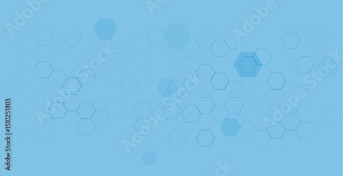 Hexagon background abstract pattern medical geometric tech vector graphic design. Hexagon design science background.