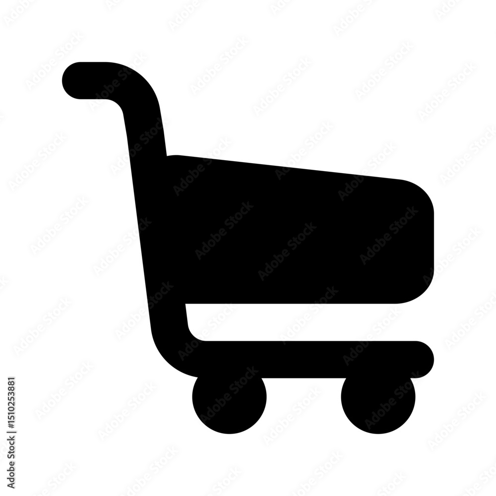 Shopping cart icon. Ideal for e-commerce or online store designs. Shopping cart icon. Ideal for e-commerce or online store designs.