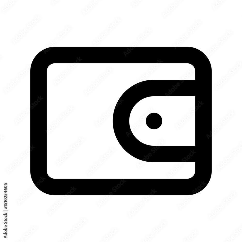 Wallet cash icon. Perfect for e-commerce payment options. Wallet cash icon. Perfect for e-commerce payment options.