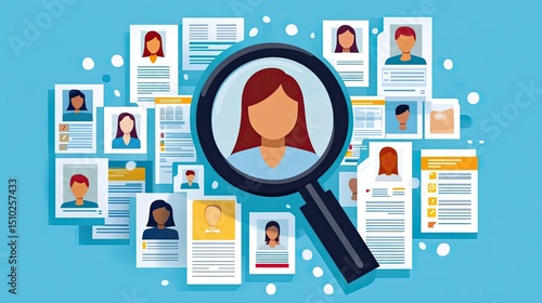 Job Vacancies visual concept showcasing recruitment hiring process career opportunities business job seekers listings