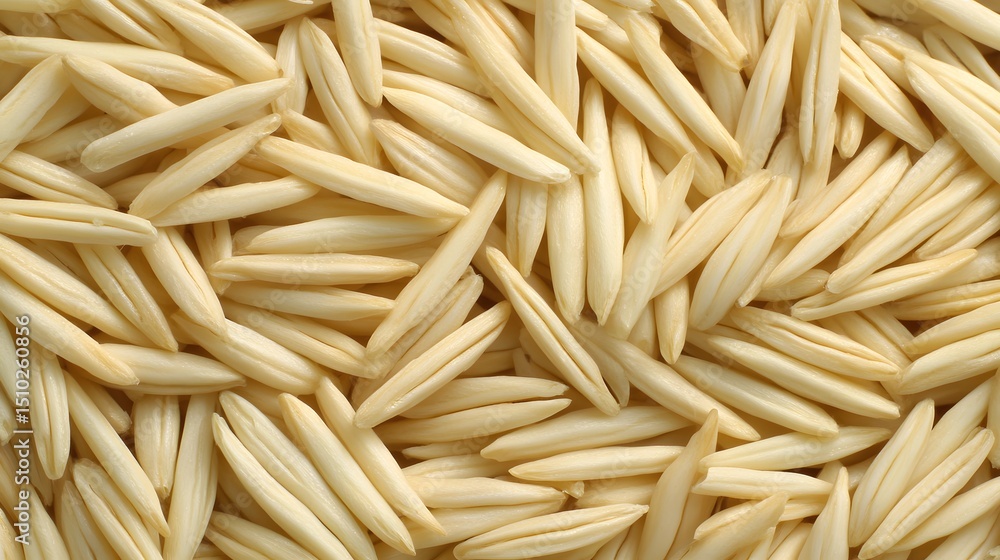 Closeup of Organic Oat Grains, Healthy Cereal Texture Background Closeup of Organic Oat Grains, Healthy Cereal Texture Background