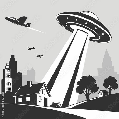 vector illustration of city