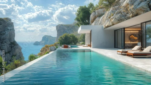 swimming pool in hotel resort