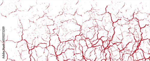 red and white grunge. Distress overlay texture. Abstract surface dust and rough dirty wall background concept. Worn, torn, weathered effect. Vectors