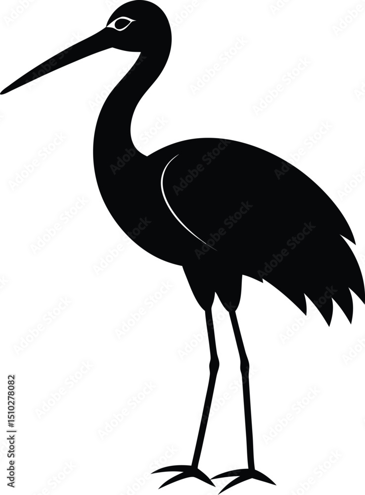 Fototapeta premium heron on the beach