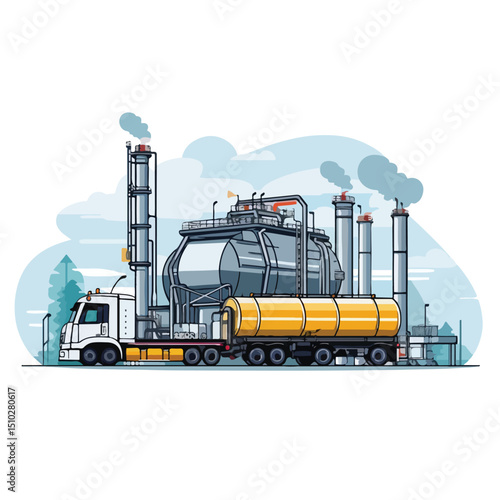 Industrial Oil Refinery Gas Factory for Petrochemical Industry Usage