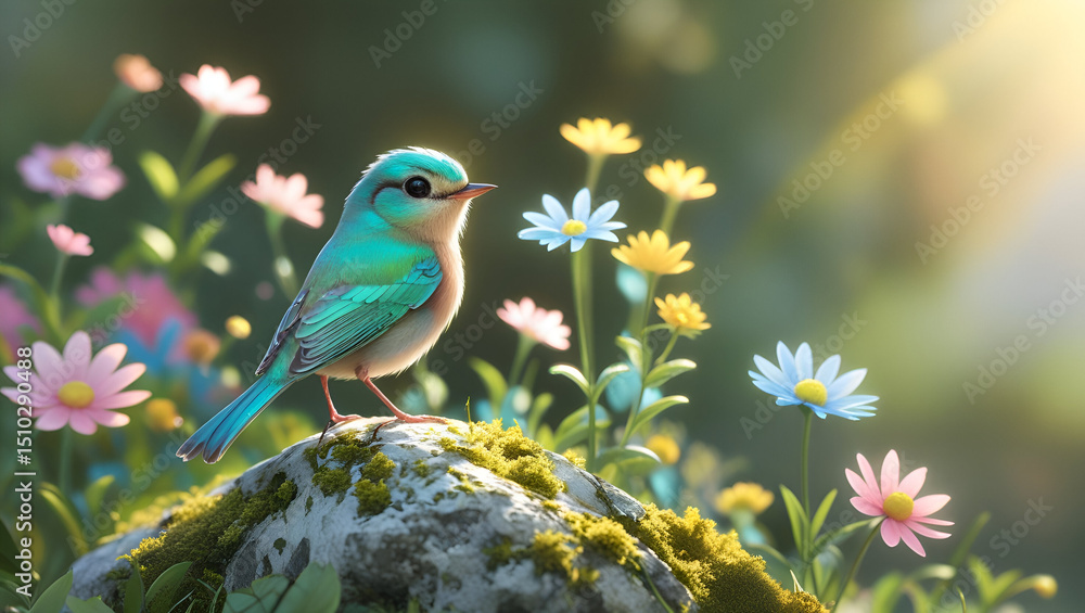 Obraz premium bird on a branch