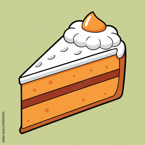 A generous slice of carrot cake, topped with thick cream cheese frosting, a classic and sweet dessert.