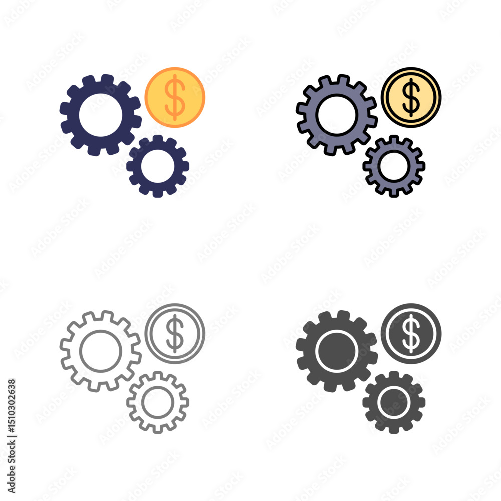 Obraz premium Settings Vector Icon