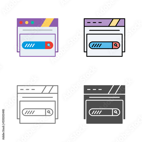 Search Bar Vector Icon