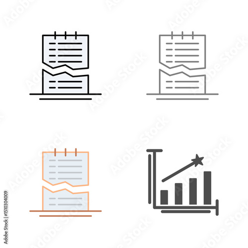 Corrupted List Vector Icon