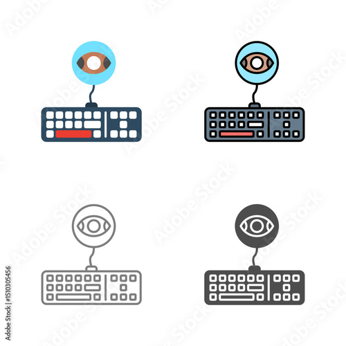 Keylogger Vector Icon