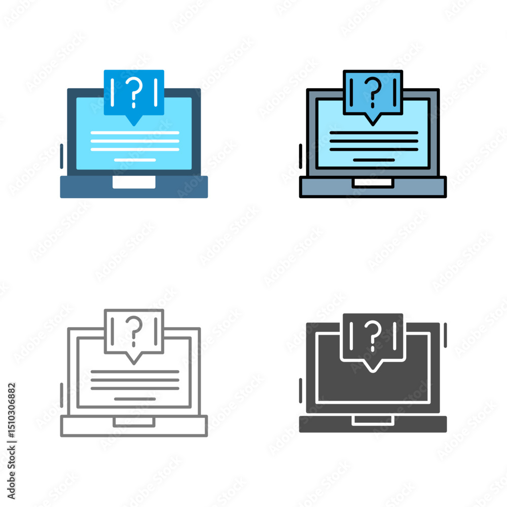 Question Vector Icon Question Vector Icon