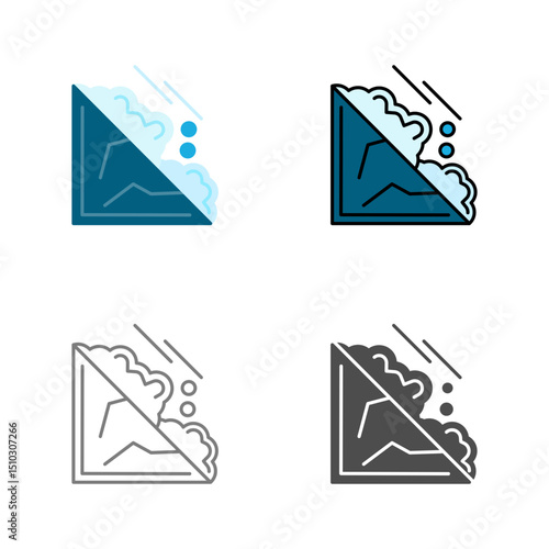 Avalanche Vector Icon