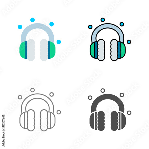 Earmuff Vector Icon