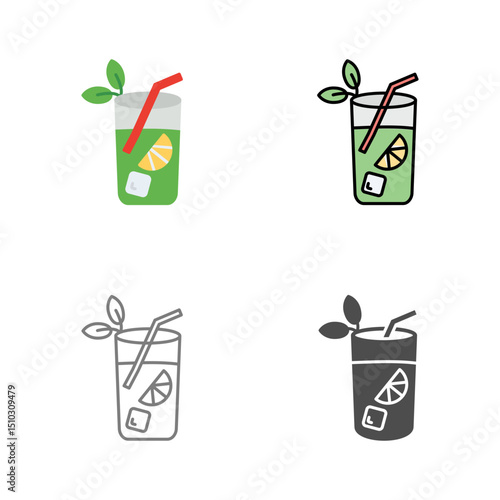 Mojito Vector Icon