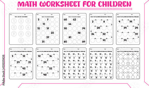 Multi method math vector worksheet with maze puzzle 