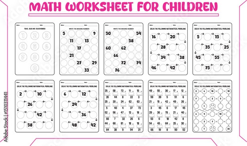 Multi method math vector worksheet with maze puzzle 
