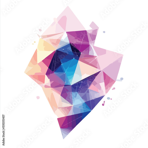 Abstract Polygonal Geometric Shape Design for Professional Graphics Applications